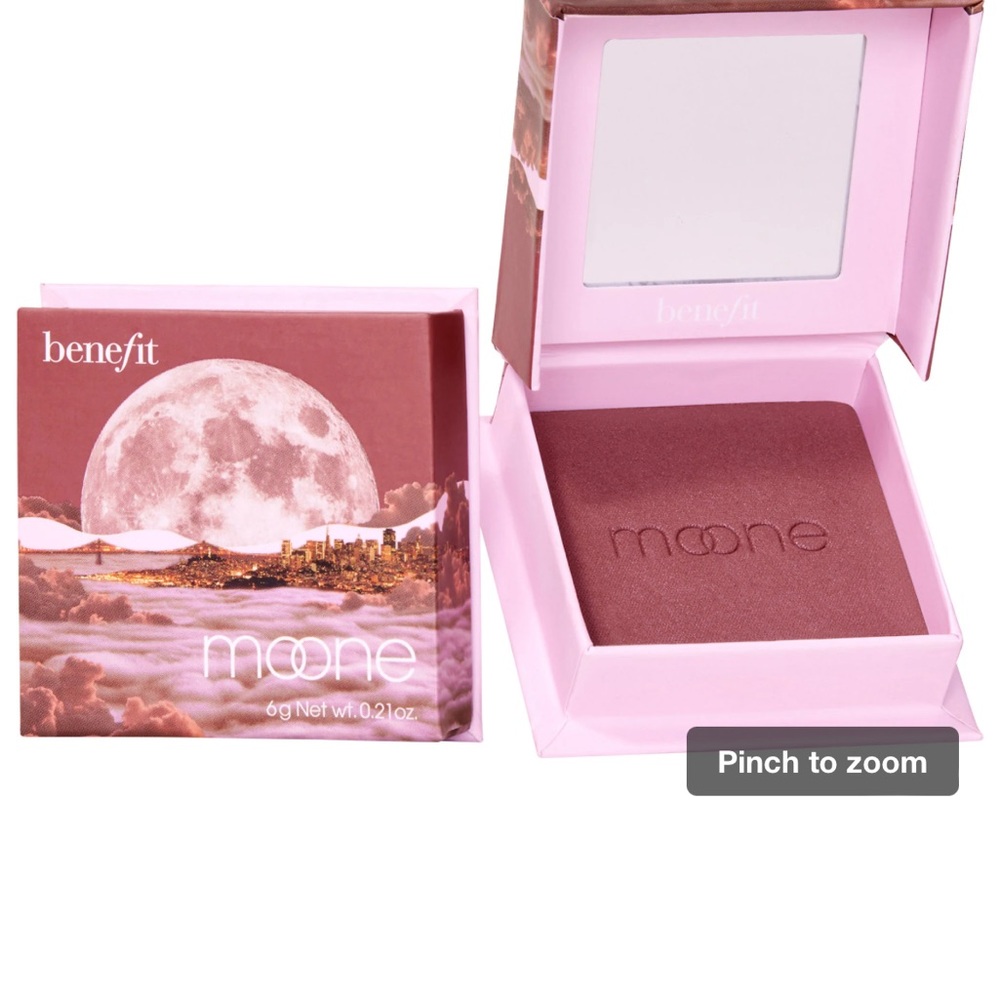 FULL SIZE Benefit BLUSH Deep Maroon colour VERY pigmented